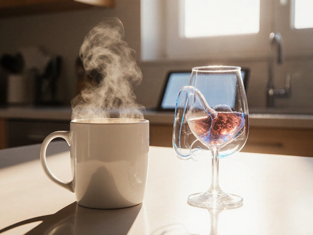 Caféine, alcool et spasmes urinaires : ce qu’il faut savoir
