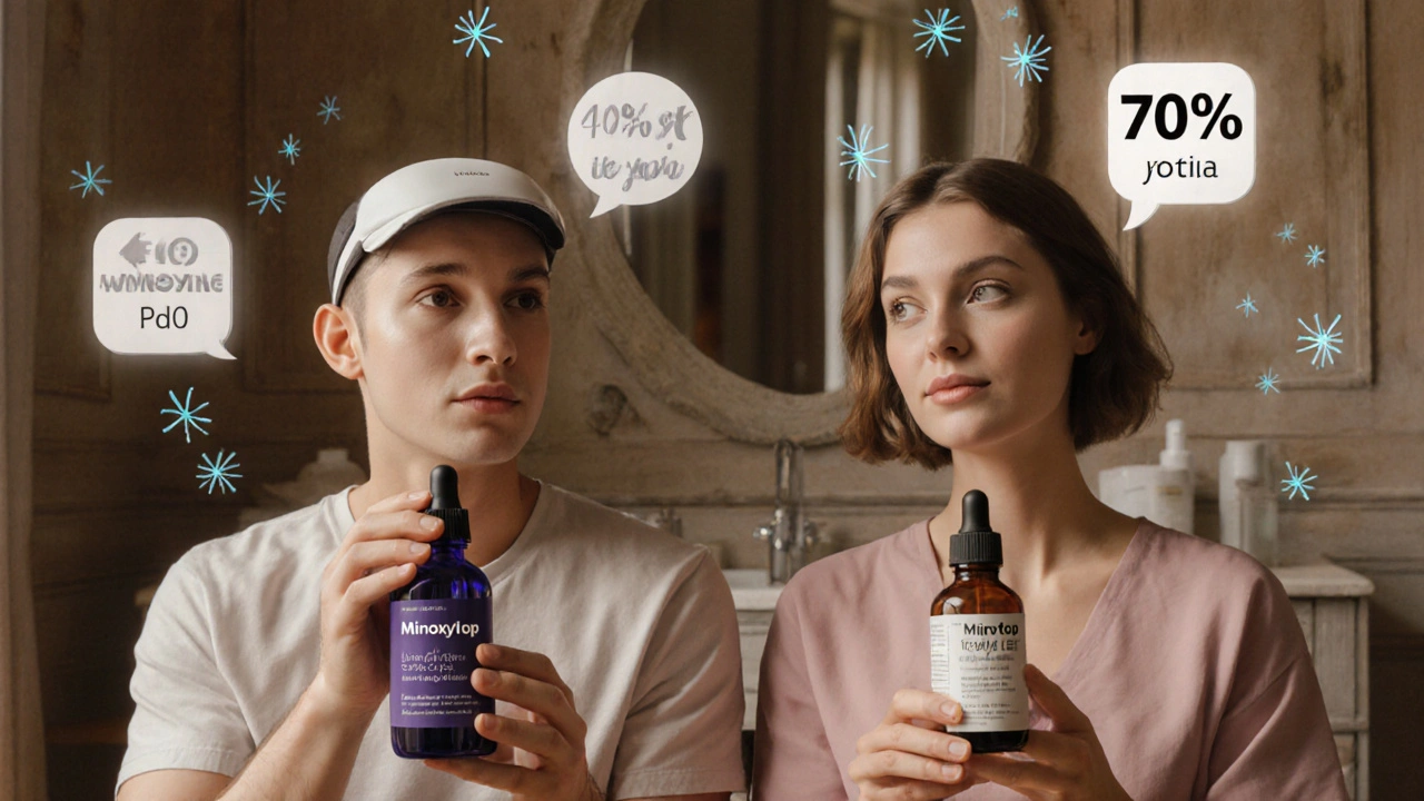 Comparez Minoxytop (minoxidil) avec ses alternatives pour la perte de cheveux