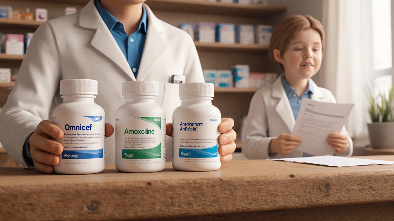 Omnicef (Cefdinir) et ses alternatives : comparaison pratique pour choisir le bon antibiotique