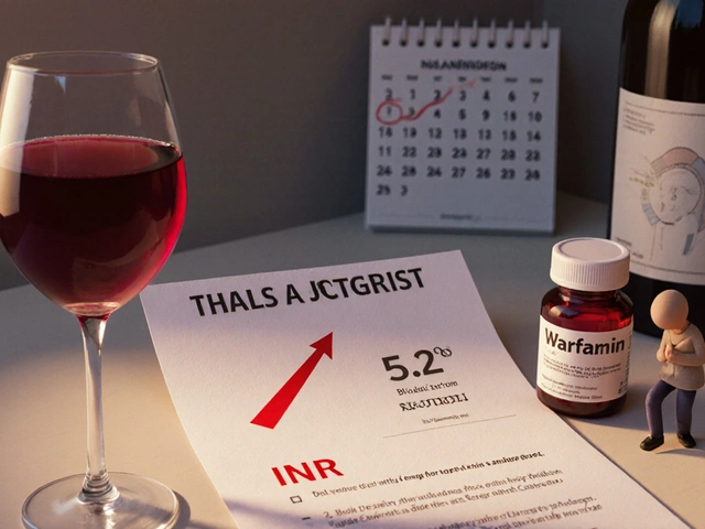 Alcool et anticoagulants : risque de saignement et variations de l'INR