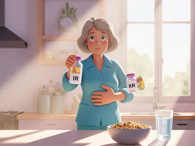 Metformin à libération prolongée vs libération immédiate : tolérance gastro-intestinale