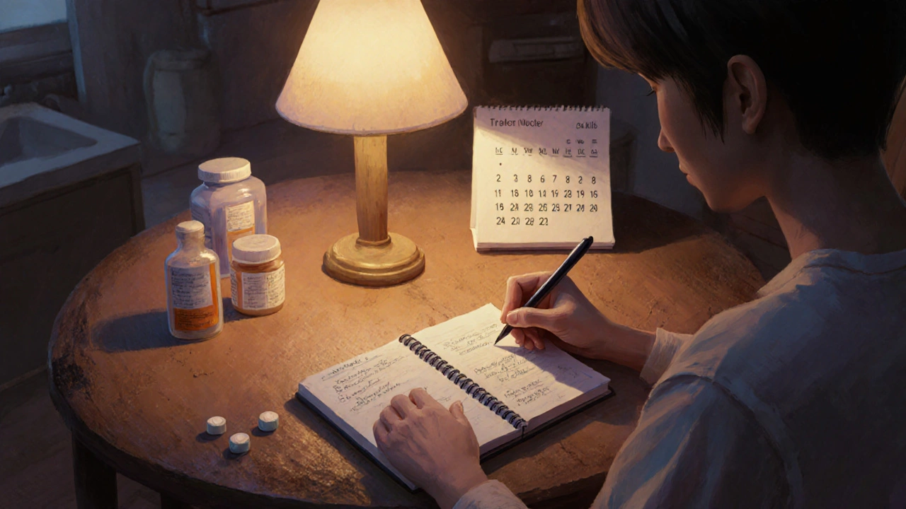 Comment documenter les conseils d'un professionnel de santé sur les médicaments pour référence ultérieure