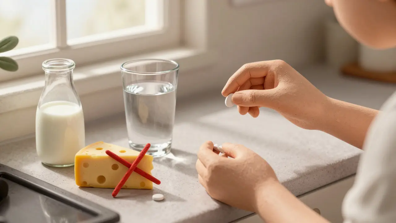 Produits laitiers et bisphosphonates : comment éviter l'interférence d'absorption