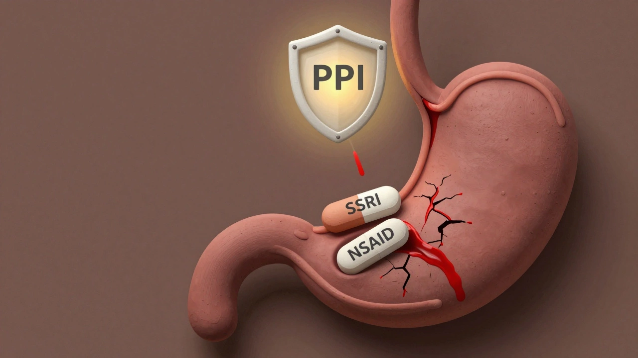 SSRIs et NSAIDs : risque accru de saignements gastro-intestinaux et prévention