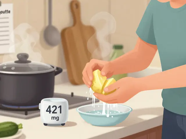 Hyperkaliémie dans la MRC : restrictions alimentaires et traitement d'urgence