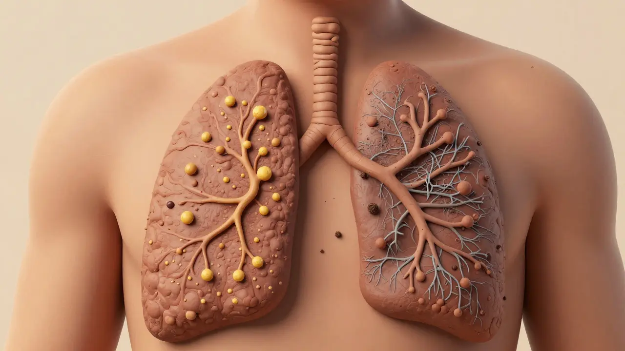 Types de pneumonie : Bactérienne, Virale et Fongique - Causes, Symptômes et Traitement