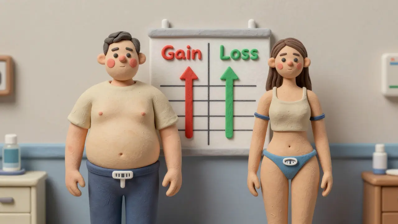 Deux patients : l'un prend de la masse sous insuline, l'autre en perd avec le semaglutide.