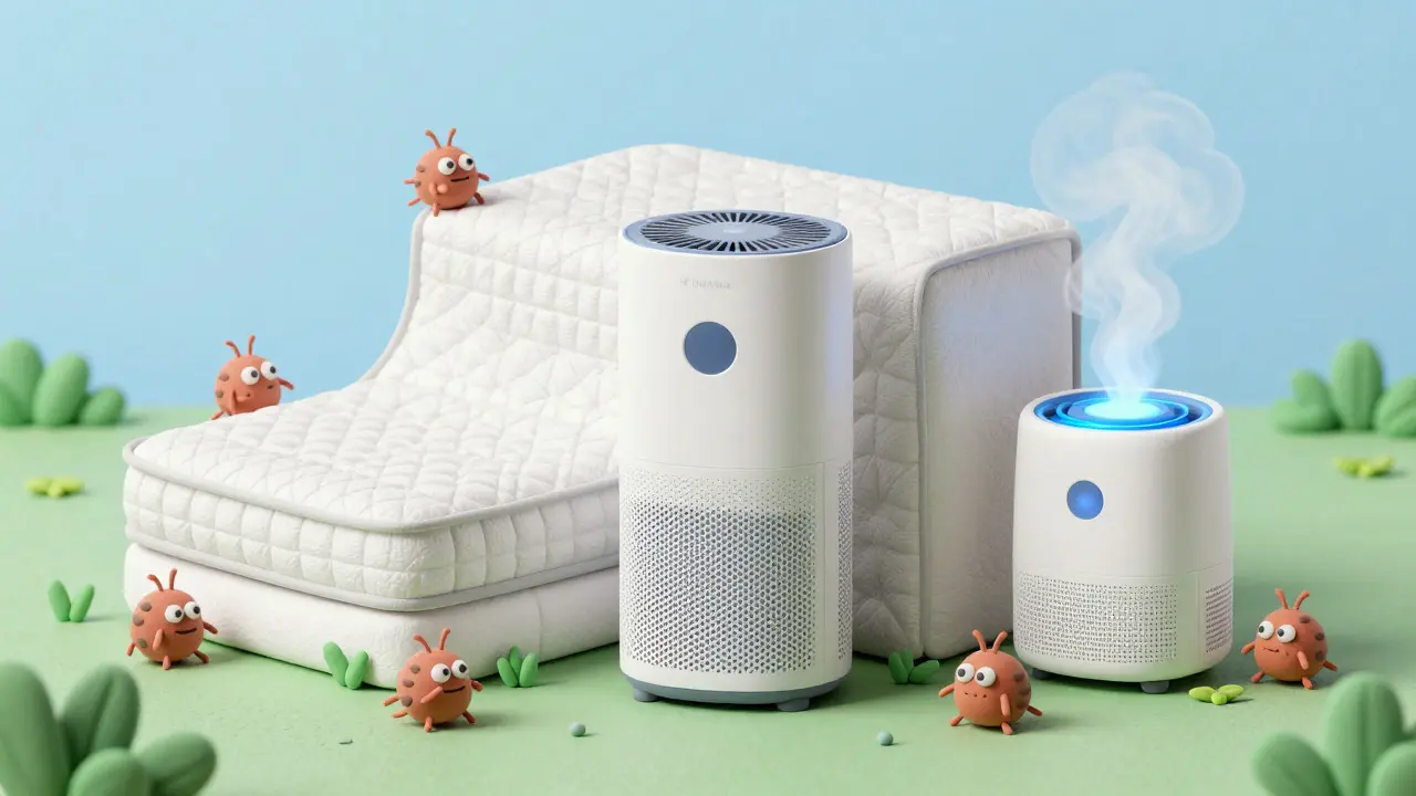 Outils anti-allergènes en argile repoussant les acariens