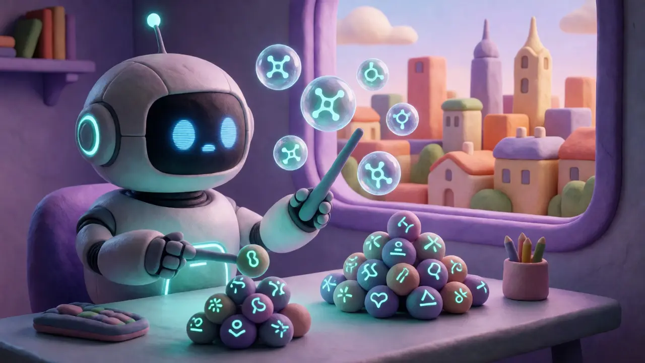 Un robot en argile utilise l'IA pour trier les nouveaux noms de médicaments biologiques complexes.